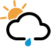 Light rain shower (day) Light rain shower (day)