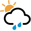 Heavy rain shower (day)